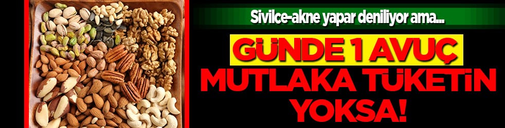 Yapın kafanız rahat etsin: Günde 1 avuç vücut yağlanmasını önlüyor! Bakın o şeyler ne yapıyor