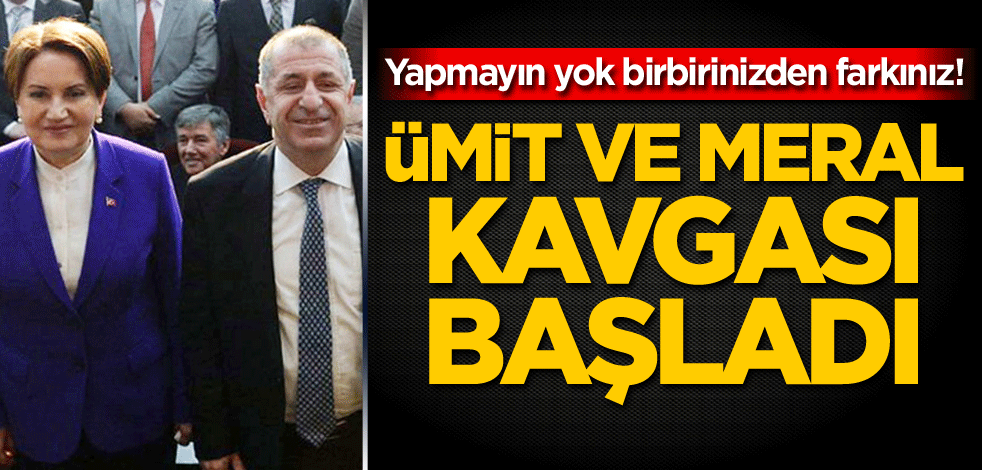 Yapmayın yok birbirinizden farkınız! Ümit ve Meral kavgası başladı
