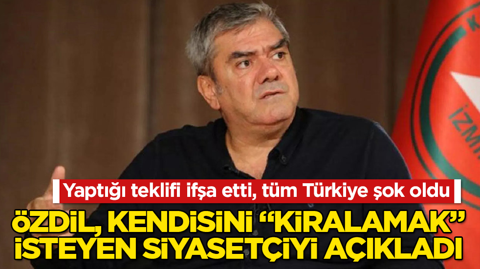 Yaptığı teklifi ifşa etti, tüm Türkiye şok oldu! Yılmaz Özdil, kendisini "kiralamak" isteyen siyasetçiyi açıkladı