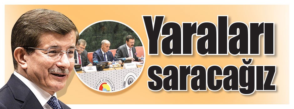 Yaraları saracağız