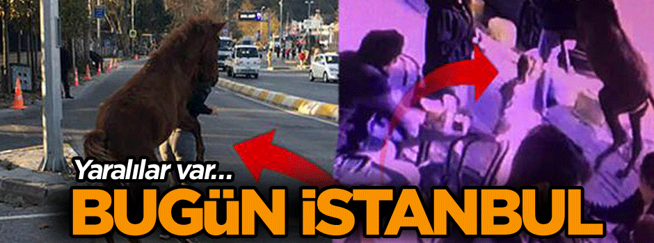 Yaralılar var… Bugün İstanbul