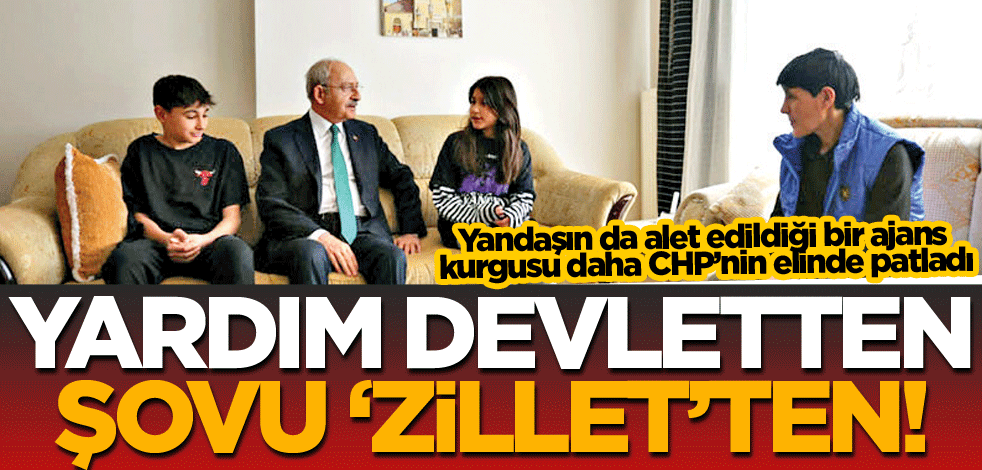 Yardım devletten şovu ‘zillet’ten!