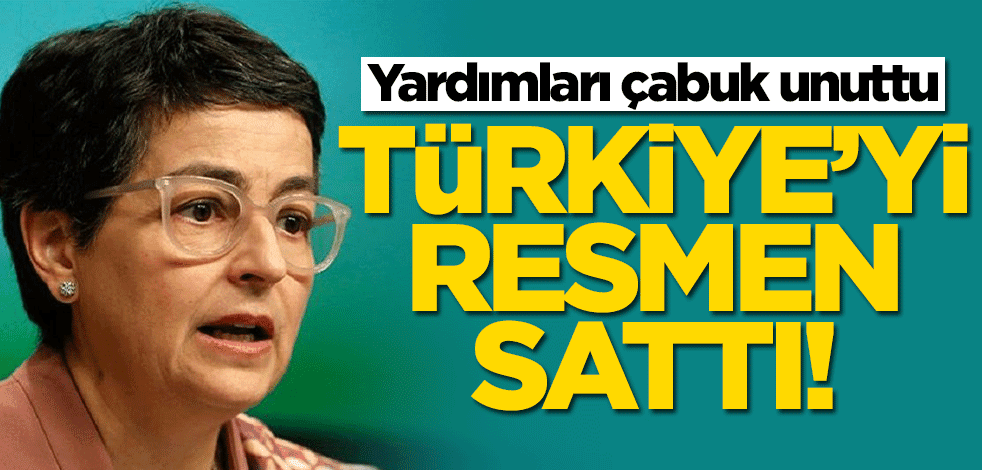 Yardımları çabuk unuttu! İspanya Türkiye'yi sattı