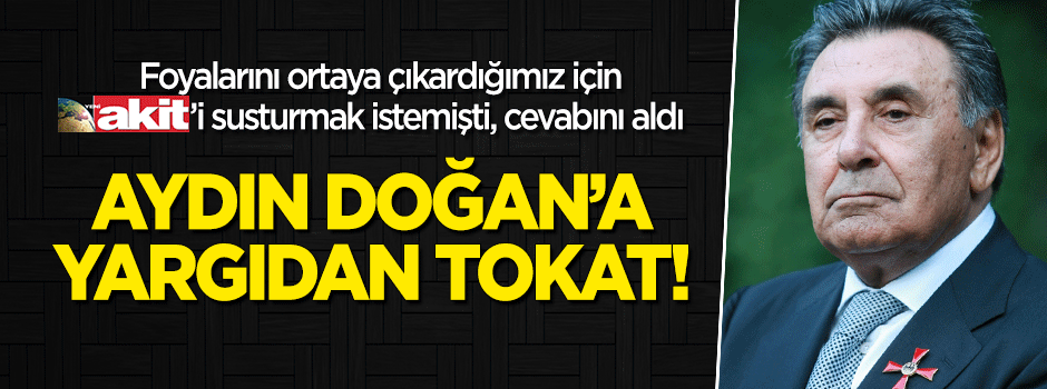 Yargıdan Doğan’a tokat