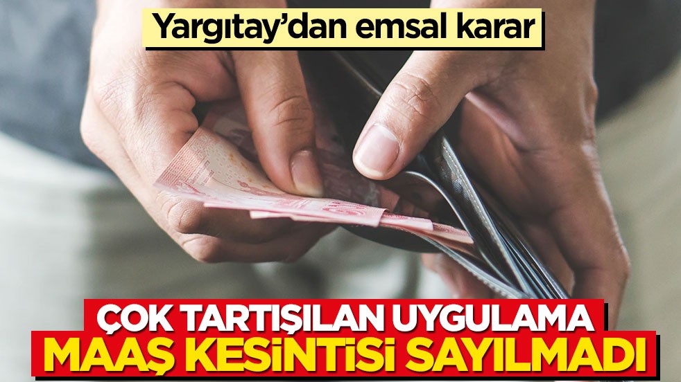 Yargıtay'dan emsal bahşiş kararı: 'Havuz sistemi' ücret kesintisi sayılmadı!