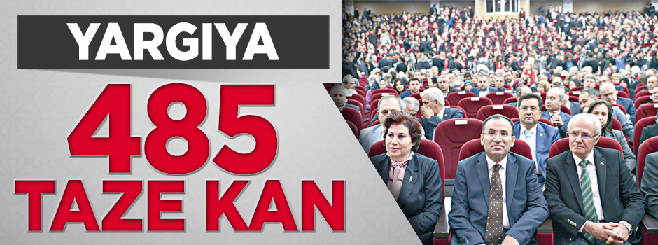 Yargıya 485 taze kan
