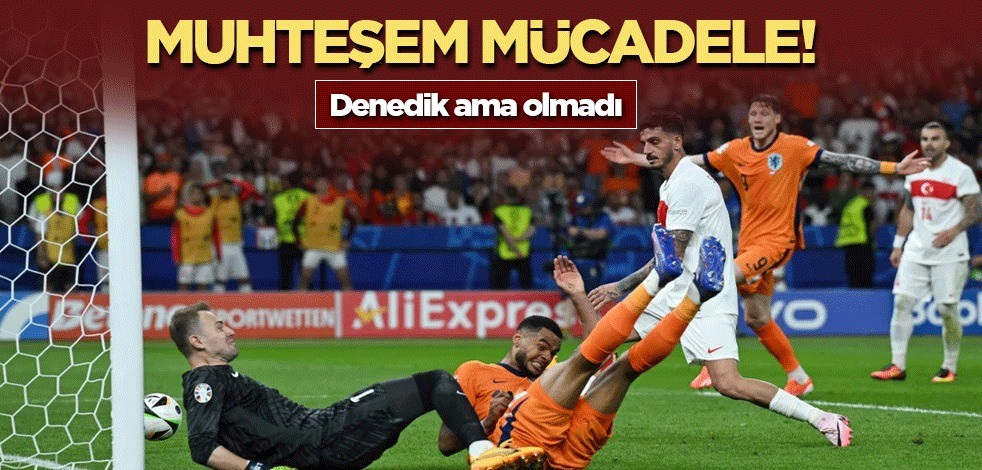 Denedik ama olmadı! Muhteşem mücadele