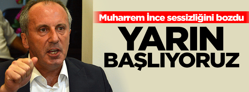 'Yarın imza toplamaya başlıyoruz'