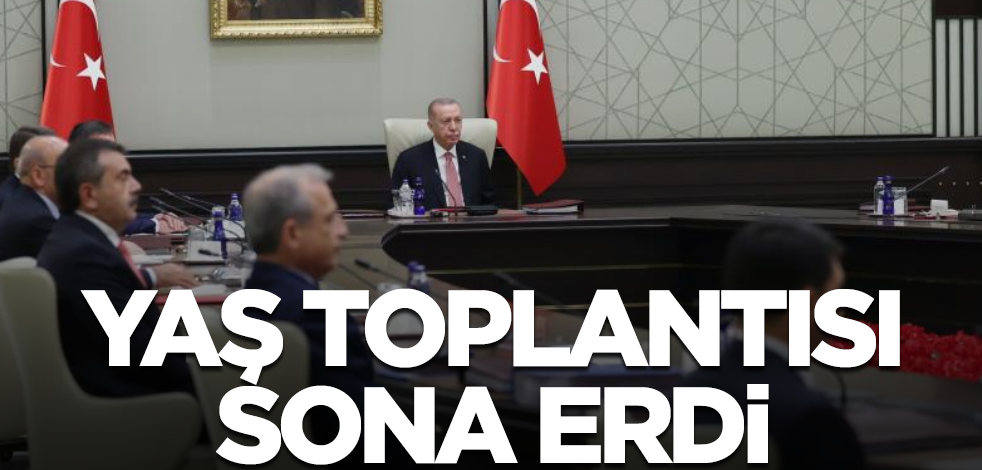 YAŞ toplantısı sona erdi