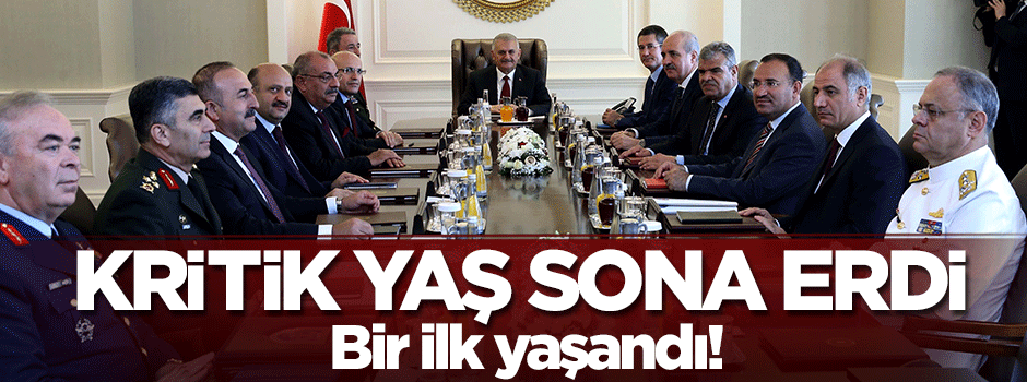 YAŞ toplantısı sona erdi! İlk kez bakanlar da katıldı