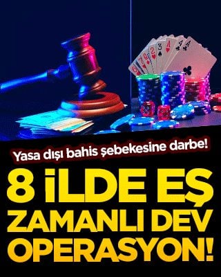 Yasa dışı bahis şebekesine darbe!