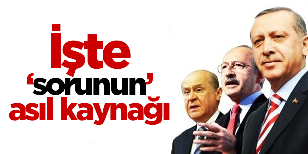 'Yaşadığımız gerilimde sorunun asıl kaynağı muhalefetsizlik'