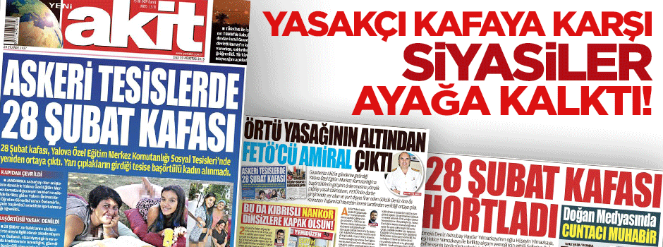 Yasakçı kafaya tepki seli