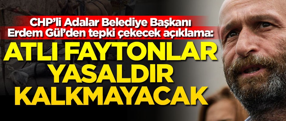 "Yasal bir taşıma aracı" diyen Gül'den tepki çekecek fayton açıklaması! Kalkmayacak