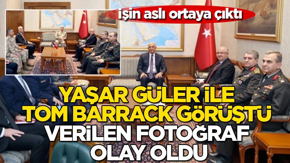 Yaşar Güler ile Tom Barrack görüştü, verilen fotoğraf olay oldu! İşin aslı ortaya çıktı