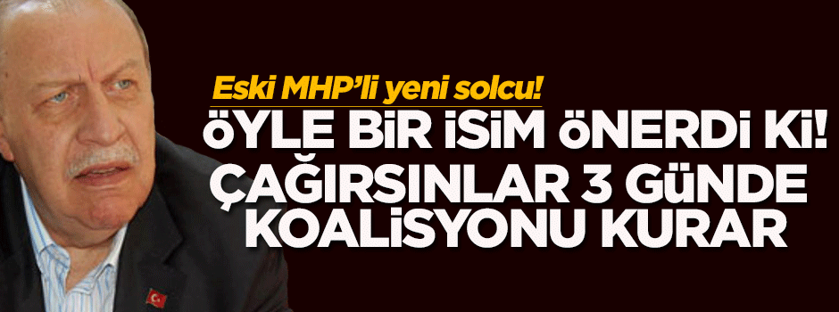 Yaşar Okuyan: Çağırsınlar 3 günde koalisyonu kurar