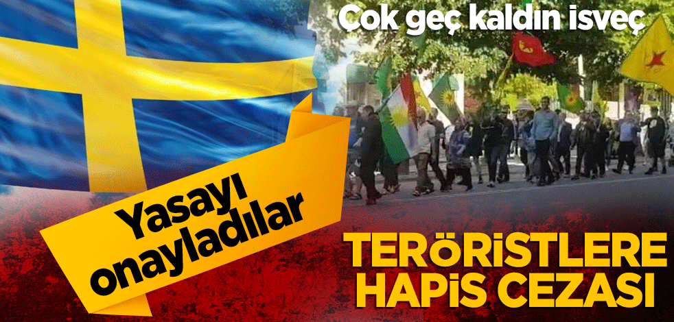 Yasayı onayladılar! Teröristlere hapis cezası