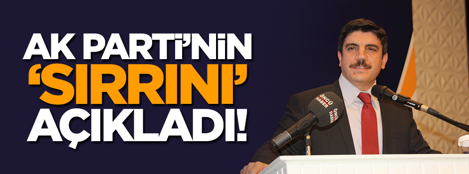 Yasin Aktay, AK Parti'nin başarı sırrını açıkladı