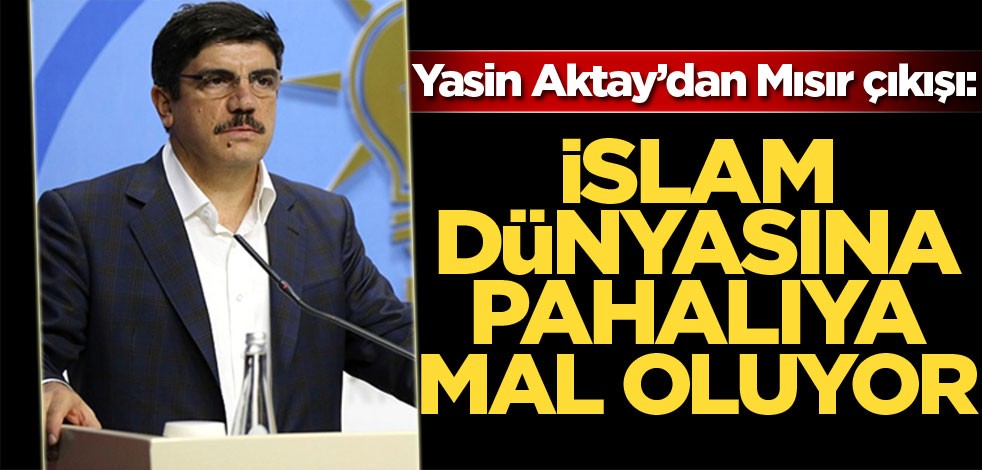 Yasin Aktay’dan Mısır çıkışı: İslam dünyasına pahalıya mal oluyor