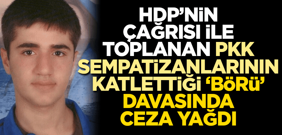 Yasin Börü davasında karar çıktı! Sanıklara ceza yağdı