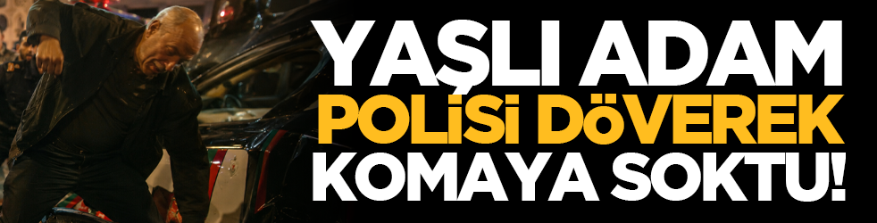 Yaşlı Adam Polisi Döverek Komaya Soktu!