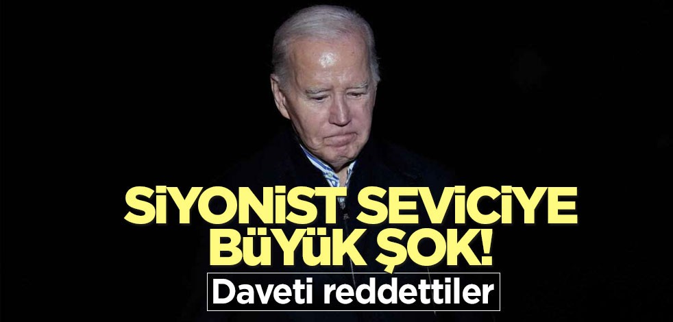 Yaşlı Joe'ya büyük şok! Daveti reddettiler