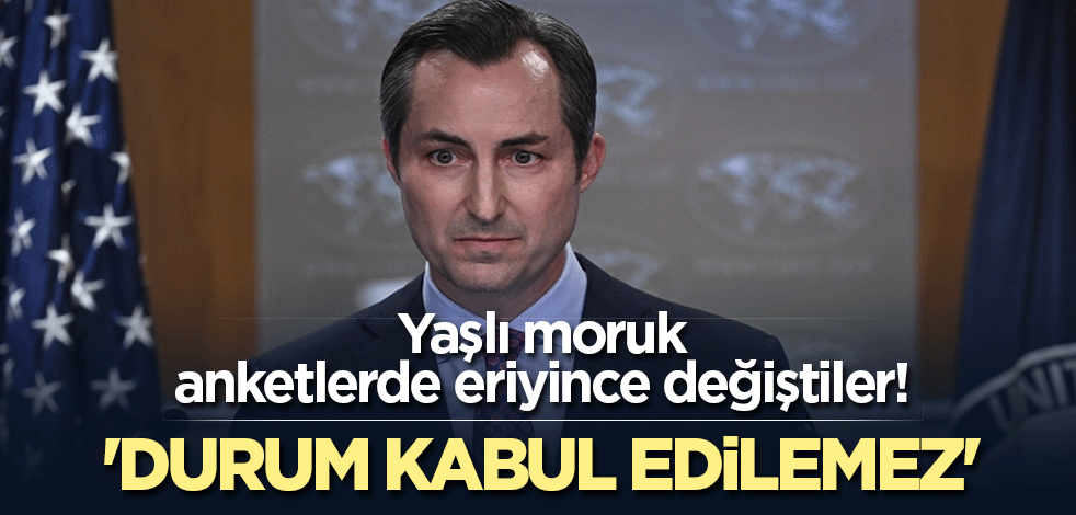 Yaşlı moruk anketlerde eriyince değiştiler! 'Durum kabul edilemez'