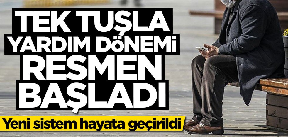 Yaşlılar için "koronavirüs acil butonu" hizmete başladı