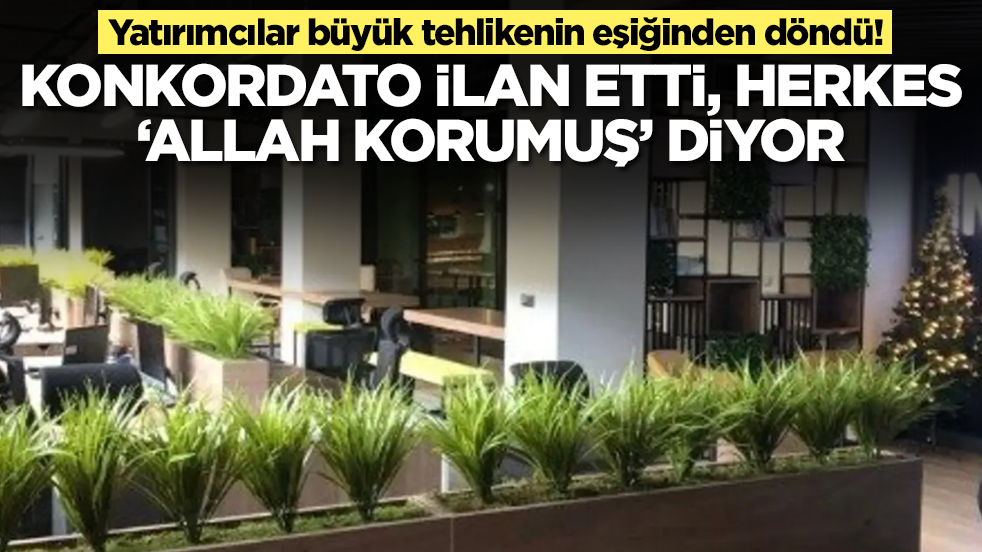 Yatırımcılar büyük tehlikenin eşiğinden döndü! Konkordato ilan etti, herkes 'Allah korumuş' diyor 