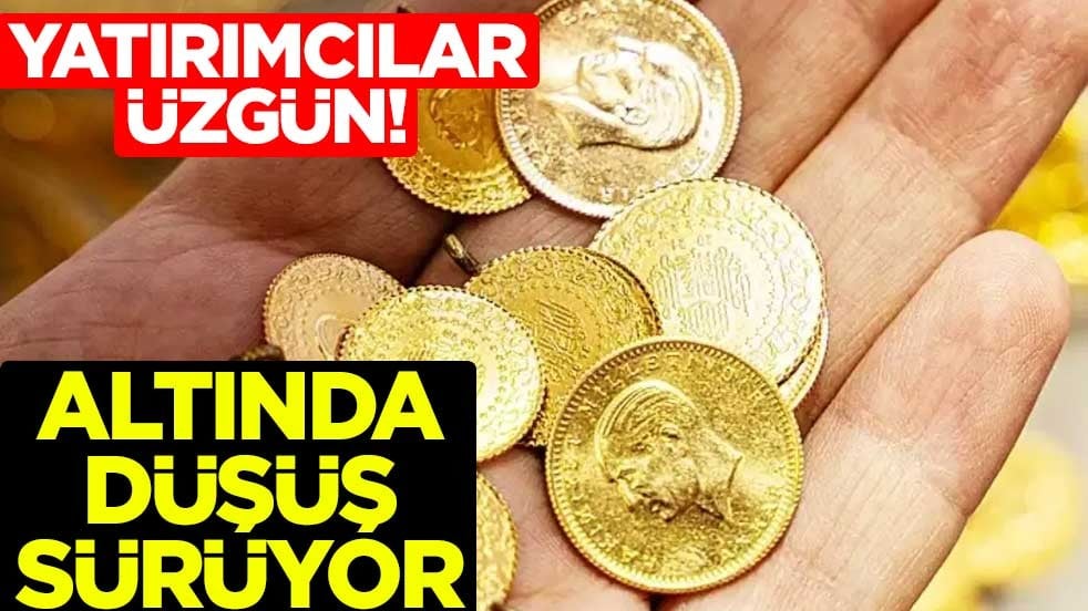 Yatırımcılar üzgün! Altında düşüş sürüyor