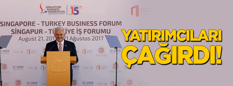 Yatırımcıları çağırdı