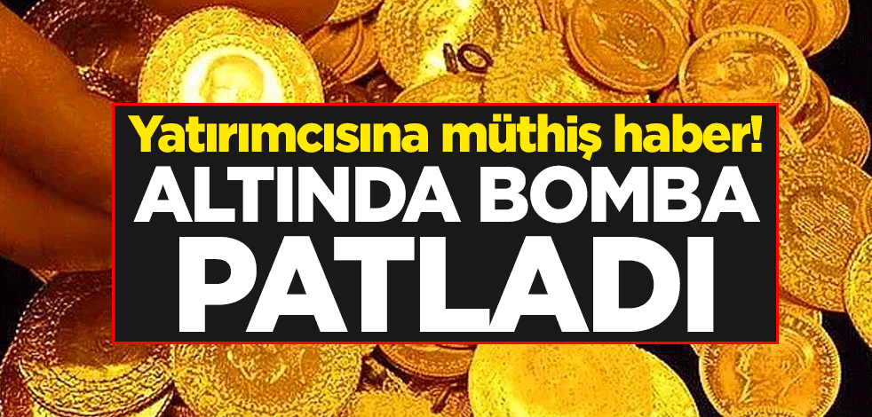 Yatırımcısına müthiş haber! Altında bomba patladı