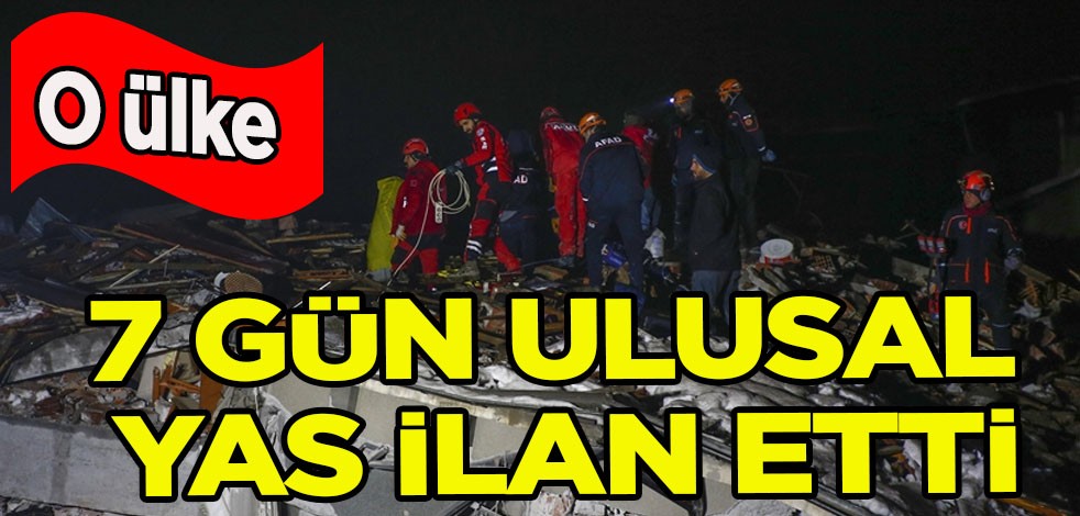 Yavru Vatan depremlerin ardından 7 gün ulusal yas ilan etti! KKTC depremle sarsılan Türkiye'nin yanında