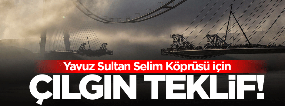 3. Köprü için çılgın teklif!