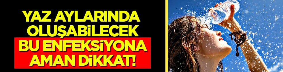 Yaz aylarında bu hususlarda özel ihtimam gerekli! Dr. Öztaş'a kulak verilmeli... 