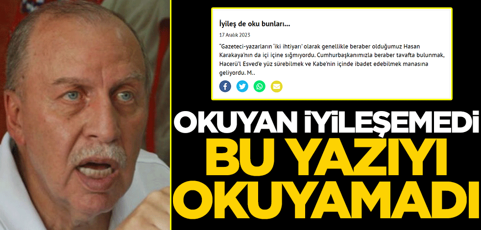 Yazarımız Halil Kışlacık’ın dileği yerine gelmedi... Yaşar Okuyan iyileşemedi, bu yazıyı okuyamadı