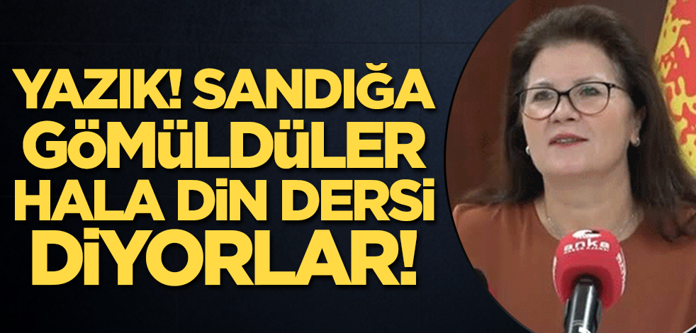 Yazık! Sandığa gömüldüler hala 'Din dersi' diyor