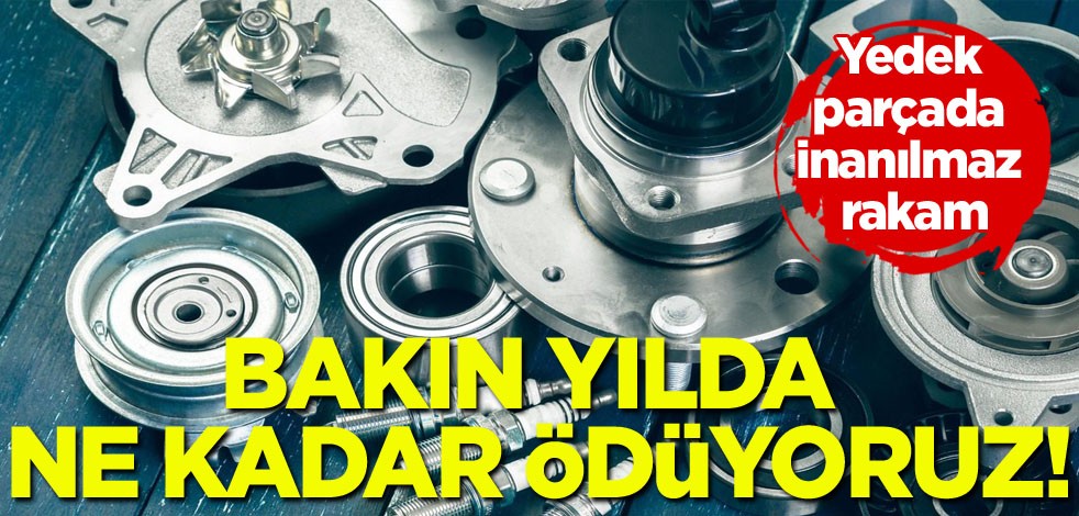Yedek parçada inanılmaz rakam! Bakın yılda ne kadar ödüyoruz!