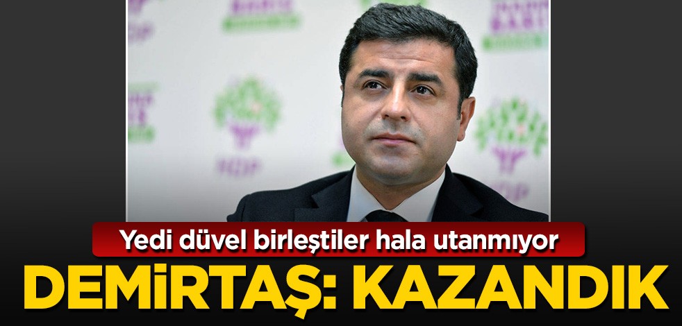 Yedi düvel birleştiler hala utanmıyor! Demirtaş: Bu oy oranı bile mucize, kazandık!