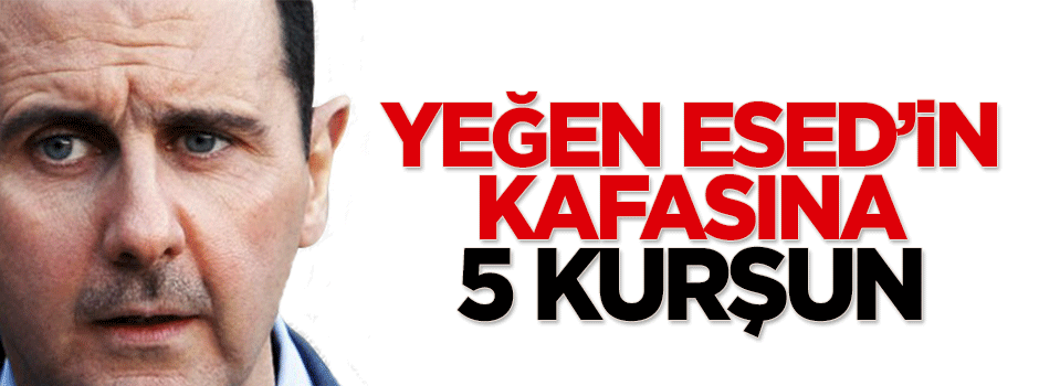 Yeğen Esed'in kafasına 5 kurşun
