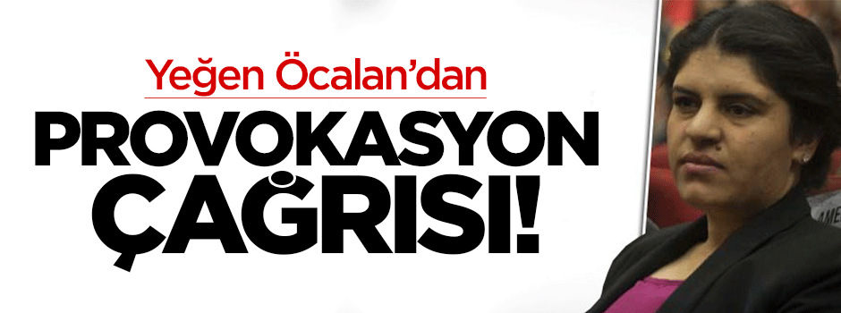 Yeğen Öcalan'dan provokosyon çağrısı!