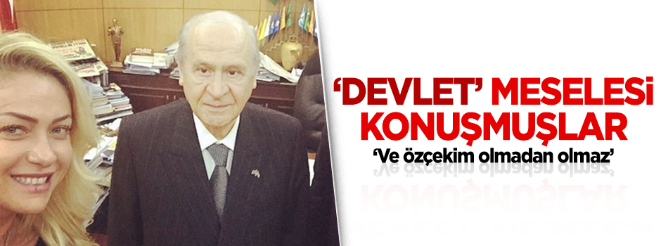 Yeliz Yeşilmen Bahçeli'yi ziyaret etti