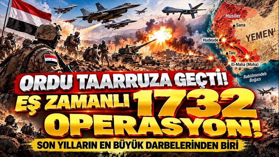 Yemen ordusu taarruza geçti! Eş zamanlı 1732 operasyon: Son yılların en büyük darbelerinden biri