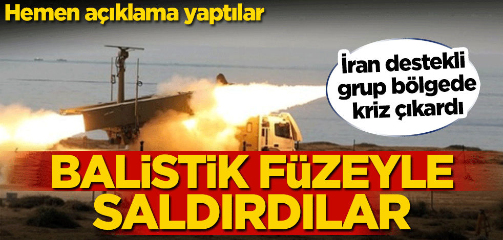 Yemen’den açıklama! Balistik füze saldırısı yaptılar