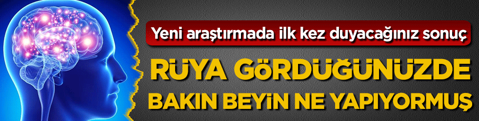 Yeni araştırmada ilk kez duyacağınız sonuç: Rüya gördüğünüzde bakın beyin ne yapıyormuş!