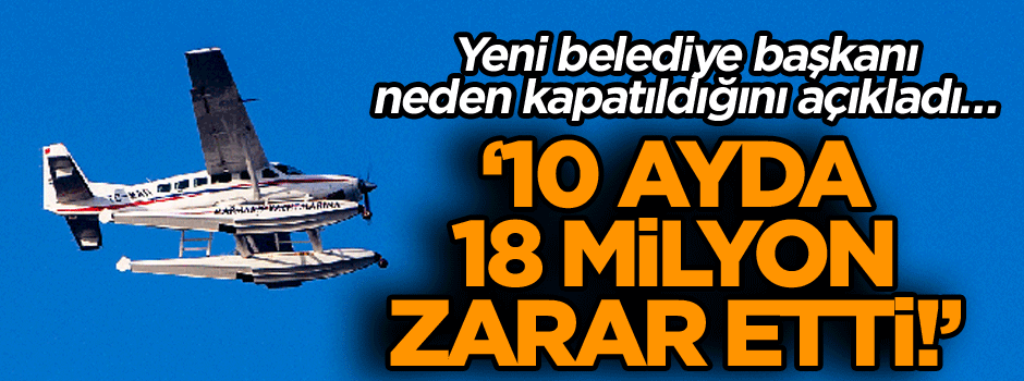 Yeni belediye başkanı açıkladı… ’10 ayda 18 milyon zarar etti!’