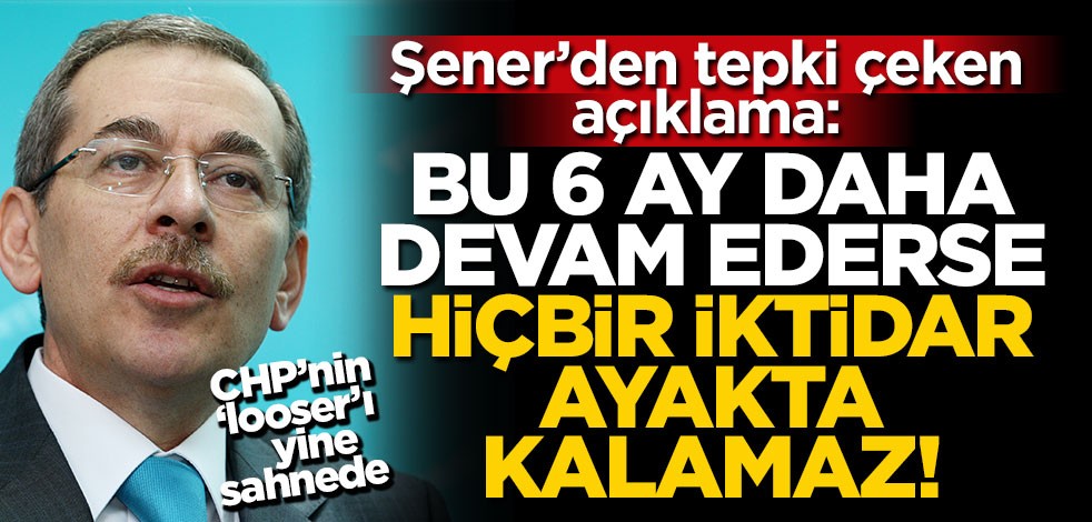 ‘Yeni bir dünyaya merhaba’ diyen Abdüllatif Şener’den tepki çeken sözler: Bu durum 6 ay daha devam ederse...