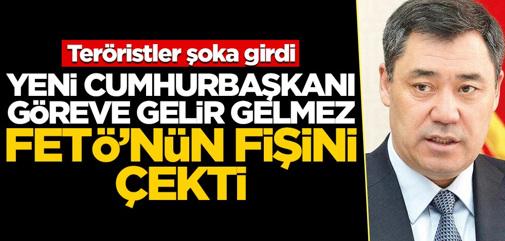 Yeni cumhurbaşkanı FETÖ'nün ipini çekti! Teröristler şoka girdi