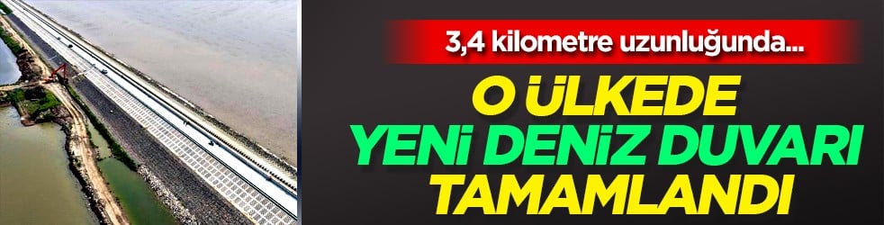 Yeni deniz duvarı inşa edildi: Tianjin'de ilk etabı tamam!