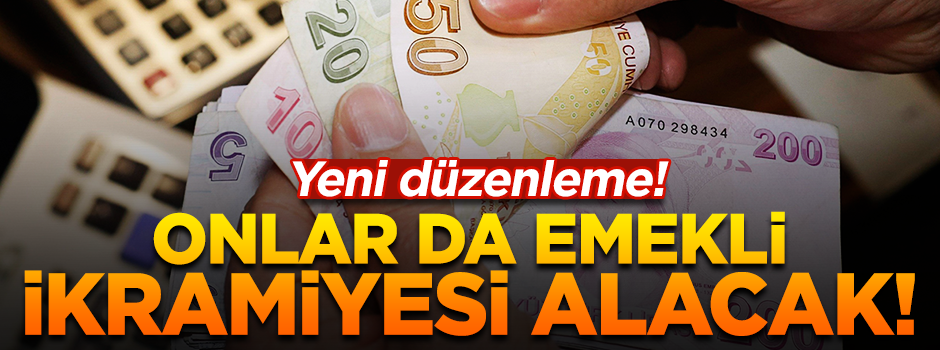 Yeni düzenleme! Emekli sandığının emeklileri de ikramiye alabilecek